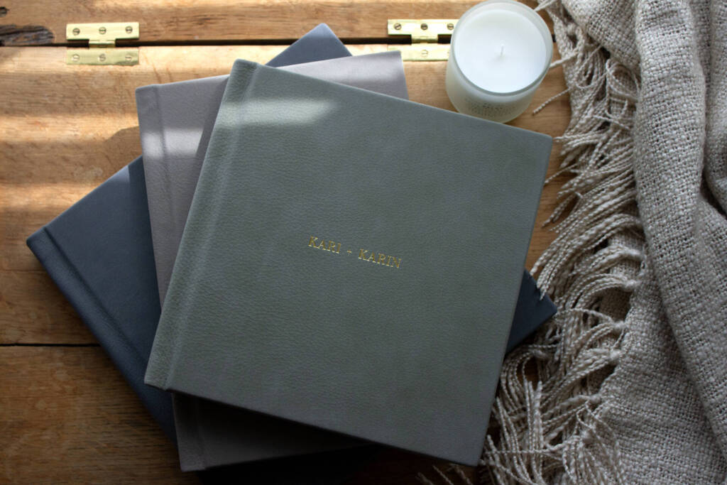 wedding album trends coffee table books