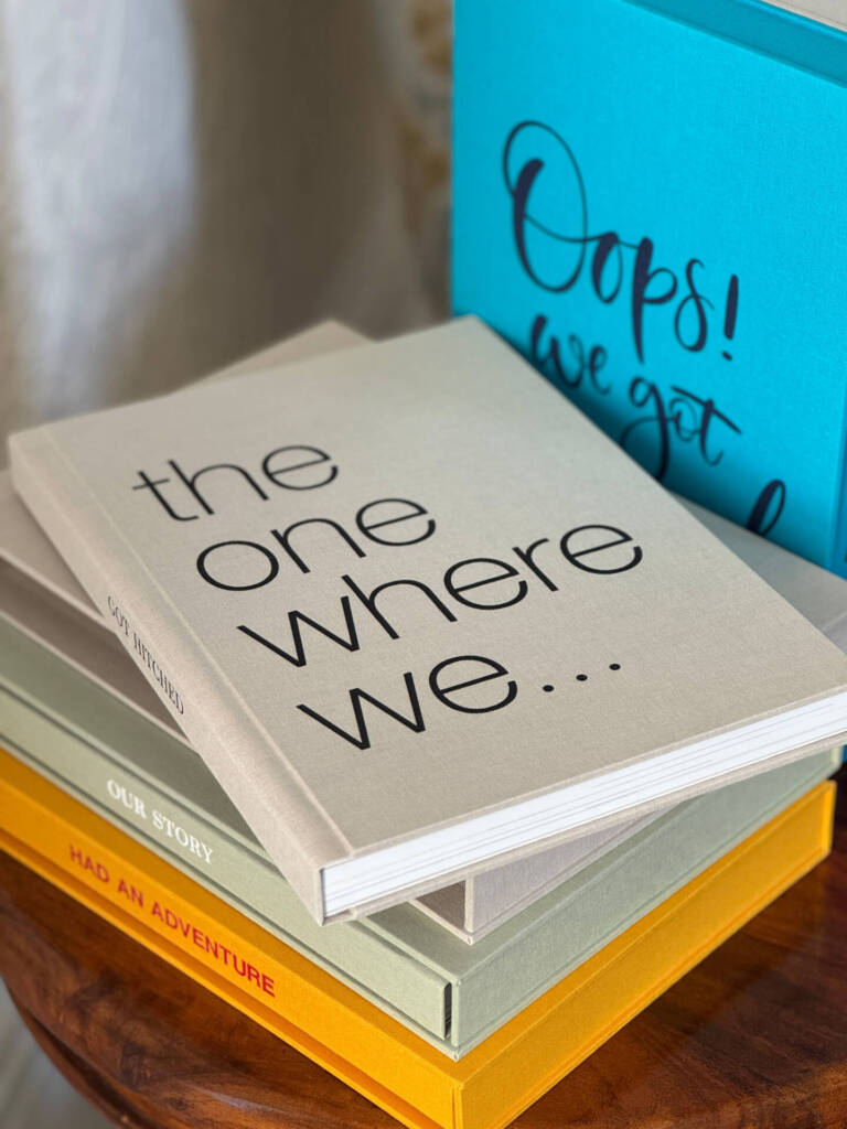 A collect of luxury coffee table photo books in different cover designs